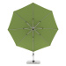 Doppler ACTIVE 370 cm - výkyvný zahradní slunečník s boční tyčí světle zelená (kód barvy 836)