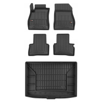 Set 3D gumové rohože rohož do kufru Nissan Juke 1 2014-2019 d