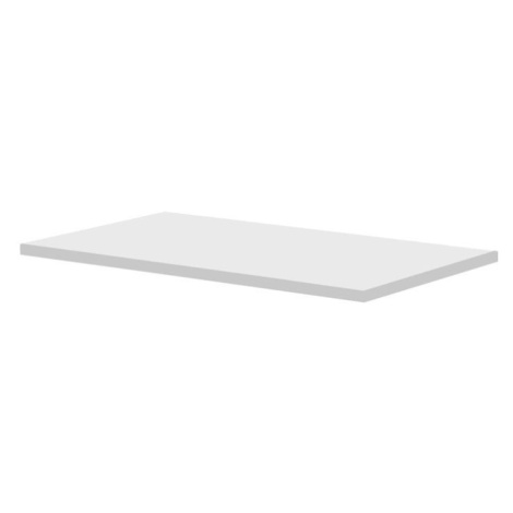 MEREO Koupelnová deska na skříňku 121 cm, bílá vysoký lesk perlička CN723DB