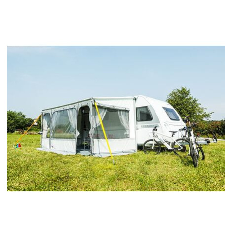 Markýza Fiamma CaravanStore ZIP XL, pouzdro šedé, plátno šedé délka 280 cm