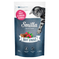 Výhodné balení Smilla Soft Sticks 3 x 50 g - pstruh s brusinkami