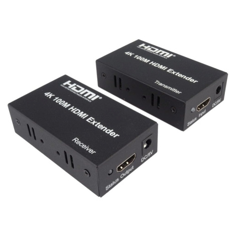 PremiumCord extender 4K HDMI na 100m přes jeden kabel Cat5e/Cat6 - khext100-2