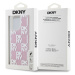 Zadní kryt DKNY Liquid Glitter Checkered Pattern pro Apple iPhone 15 Pro Max, růžová