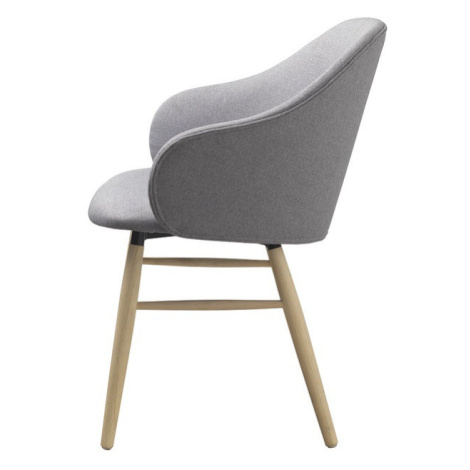 Furniria Designová židle Kalyani světle šedá