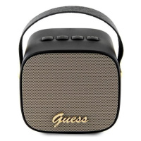 Reproduktor Guess Bluetooth speaker GUWSB2P4SMK Speaker mini black 4G Leather Script Logo with S