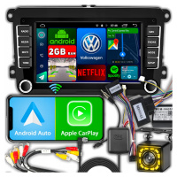 Autorádio pro Volkswagen Vw Skoda Seat 7 Android Carplay Gps Wifi