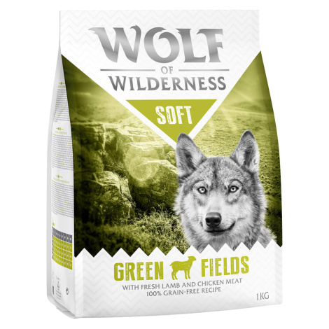 Wolf of Wilderness Adult "Soft - Green Fields" - jehněčí - 1 kg