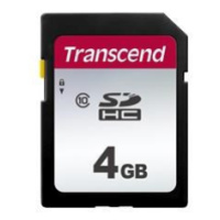TRANSCEND SDHC karta 4GB 300S, Class 10 (R:20/W:10 MB/s)