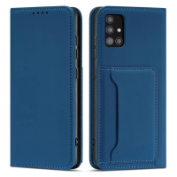 Magnetové pouzdro na karty pro Xiaomi Redmi Note 11 Pro, peněženka, pouzdro na karty, modrá barv