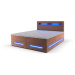 MSL Kontinentální čalouněná postel MANA (180 x 200 cm) Barva látky: MONOLITH 61