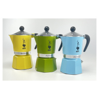 Bialetti Rainbow 3 zelená moka konvice