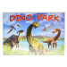 Společenská hra logická Dino Park 3v1 v krabičce