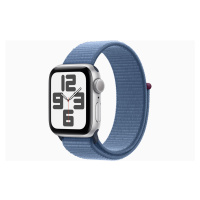 Apple Watch SE/44mm/Silver/Sport Band/Winter Blue