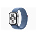 Apple Watch SE/44mm/Silver/Sport Band/Winter Blue