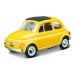 Bburago 1:24 Fiat 500 F 1965 Yellow