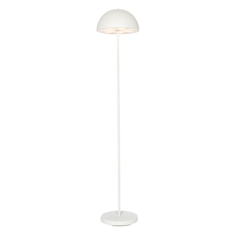 Venkovní stojací lampa bílá dobíjecí 3-krokově stmívatelná - Keira QAZQA
