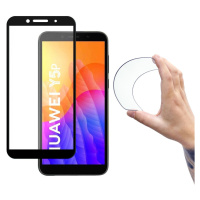 Wozinsky Full Cover Flexi Nano glass film tvrzené sklo s rámečkem Huawei Y5p černé