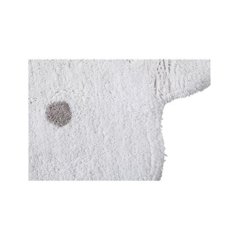 Bio kusový, ručně tkaný Little Biscuit White 140×140 kytka cm Zala Living-Hanse Home koberce