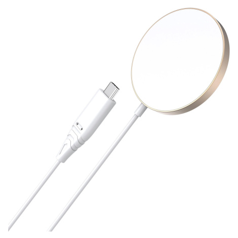 Choetech 15W bezdrátová magnetická nabíječka MagSafe pro iPhone 12/13/14 zlatá (T518-F-GO)