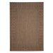 Devos koberce Kusový koberec FLOORLUX Coffee/Black 20329 – na ven i na doma - 160x230 cm