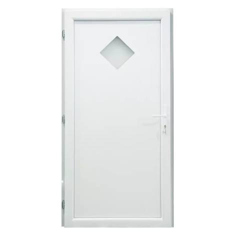 Vchodové dveře Madeleine Eco D19 80L 88x198x6 bílý BAUMAX