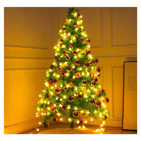 DENR Vánoční světelný řetěz Firefly 210 LED, vnitřní, 21m, různé barvy Barva: RGB - barevná