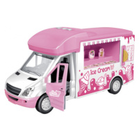 CITY SERVICE CAR - 1:14 Zmrzlinářský vůz růžový