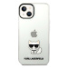 Karl Lagerfeld KLHCP14MCTTR hard silikonové pouzdro iPhone 14 PLUS 6.7" transparent Choupette Bo