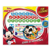Školní set s razítky - Mickey