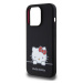 Zadní kryt Hello Kitty Liquid Silicone Daydreaming Logo pro Apple iPhone 15 Pro, black