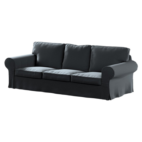 Dekoria Potah na pohovku IKEA  Ektorp 3-místná, nerozkládací, grafitová, pohovka Ektorp 3-místná