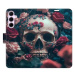 iSaprio Flip pouzdro Skull in Roses 02 pro Samsung Galaxy A35 5G