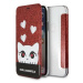 Pouzdro Karl Lagerfeld iPhone X / XS red book Valentine (KLFLBKPXVDCRE)