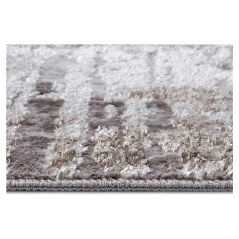 Hanse Home Collection koberce Kusový koberec Shine 105925 Abstract Cream Grey - 67x120 cm