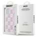 Zadní kryt DKNY Liquid Glitter Checkered Pattern pro Apple iPhone 15, růžová