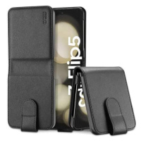Knížkové pouzdro na Samsung Galaxy Z Flip 5 Tech-Protect Wallet Černé