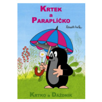 Krtek a paraplíčko - omalovánka - Zdeněk Miler