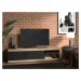 Televizní stolek ronja 180cm - dub artisan/černá