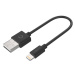 Kabel USB-C na Lightning Cygnett 12W 0,1 m (černý)