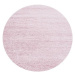 Ayyildiz koberce Kusový koberec Life Shaggy 1500 pink kruh Rozměry koberců: 120x120 (průměr) kru