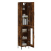 vidaXL Skříň highboard kouřový dub 34,5 x 34 x 180 cm kompozitní dřevo