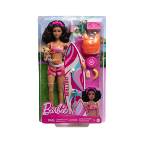 Barbie surfařka s doplňky Mattel