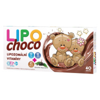 LIPOchoco Lipozomální vitamíny C + D3 + Zn 40 medvídků