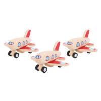 Bigjigs Toys Dřevěný natahovací letoun 1 ks