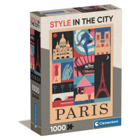 Puzzle Compact Box - Style in the City Paris, 1000 ks