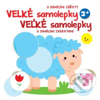 Velké samolepky: Ovce / Veľké samolepky: Ovca (s domácími zvířaty / s domácimi zvieratami) - kni