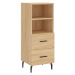 vidaXL Skříň highboard dub sonoma 34,5 x 34 x 180 cm kompozitní dřevo