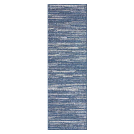 Modrý venkovní koberec běhoun 350x80 cm Gemini - Elle Decoration