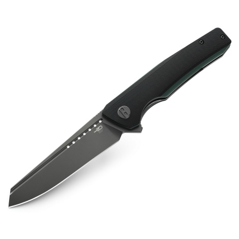 Bestech Slyther BG51D Black & Green G10 Sandvik 14C28N Bestech Knives