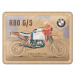 Plechová cedule BMW - R80 G/S Paris Dakar, ( x  cm)